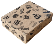 Cargar imagen en el visor de la galería, Caja para pastas 250gr (1/4) 175x115x45 (90/u) 6 puntos