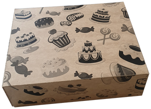 Caja para pastas 250gr (1/4) 175x115x45 (90/u) 6 puntos