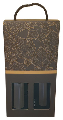 Estuche 2 botellas, anónimo 180x90x345 Incluye cordón (20/u)