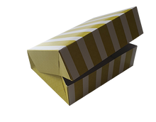 Cargar imagen en el visor de la galería, Caja para pastas (3 Kg) 300x198x88 (100/u) 6 puntos