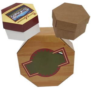 Estuche de queso hexagonal