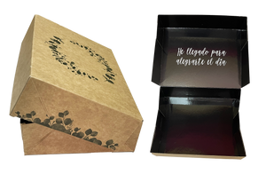 Caja pastas (1Kg) 205x155x60 (90/U) 6 puntos