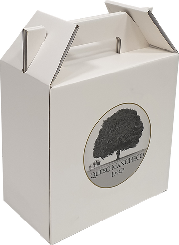 Estuches para Queso con asa 3Kg 220x220x110